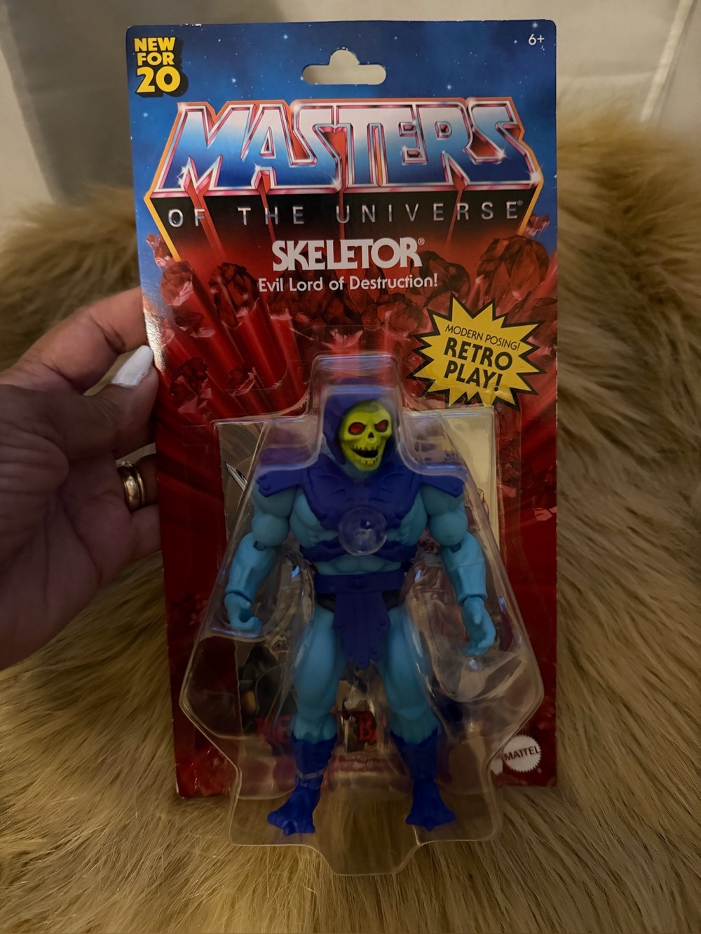NEW! Masters of the Universe Skeletor Action Figure - Blue